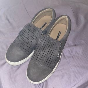 Grey Cushionaire Slip Ons